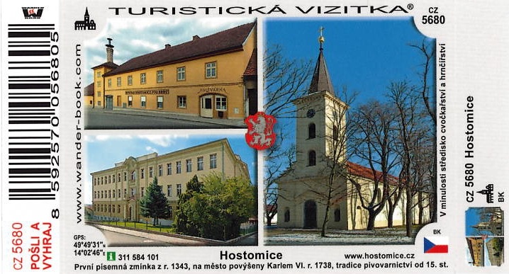 Turistická vizitka Hostomic